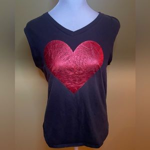 No Tag Red Heart Shirt